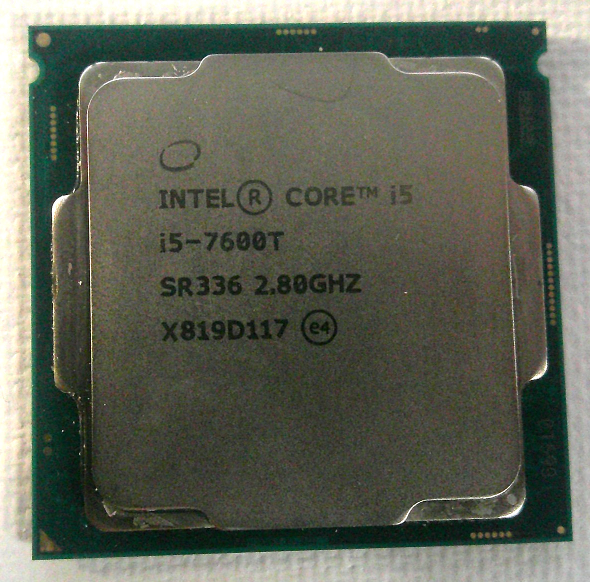 Intel Core i5-7600T 3.70GHz Quad-Core LGA1151 CPU Processor SR336