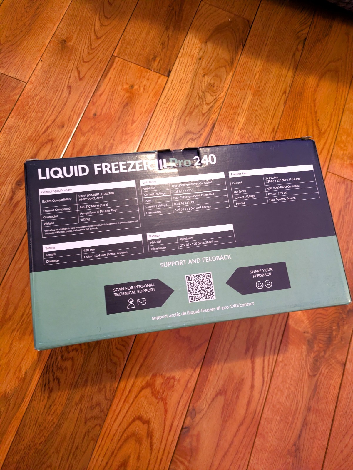 ARCTIC Liquid Freezer III Pro 240 black PC Water Cooler AIO