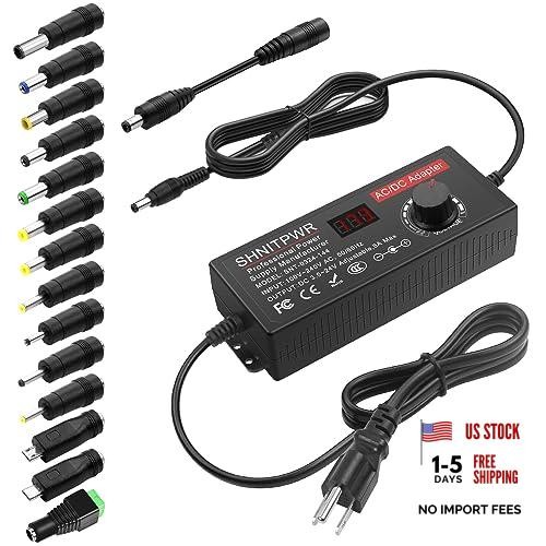 Universal Power Supply DC 24V 12V 5V 6V 9V 14V 19V Adjustable 3.5V-24V 144W