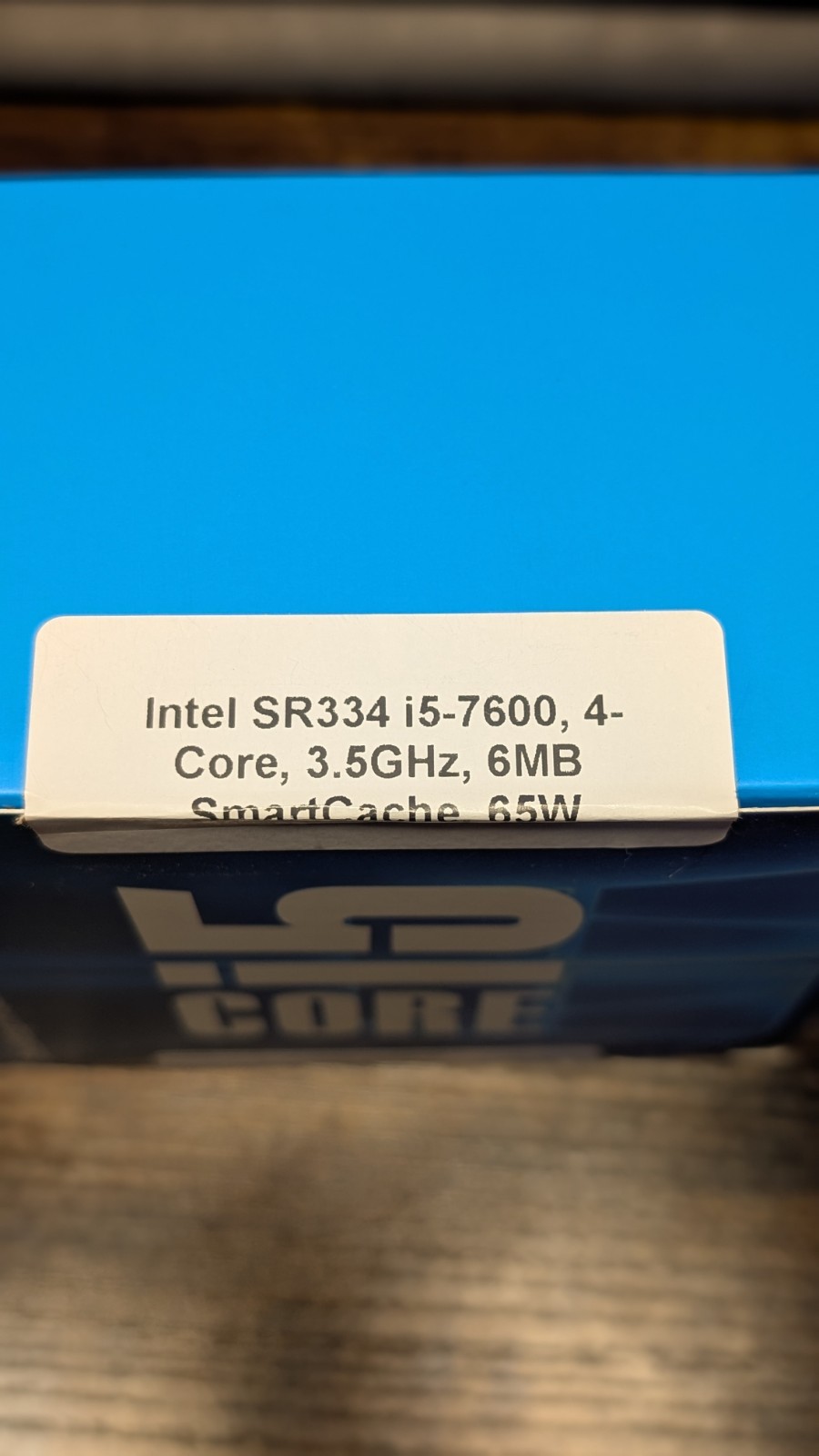 7th Gen Intel Core i5-7600 CPU 3.5 GHz (Turbo 4.1 GHz) 4-Core 6M LGA-1151 SR334