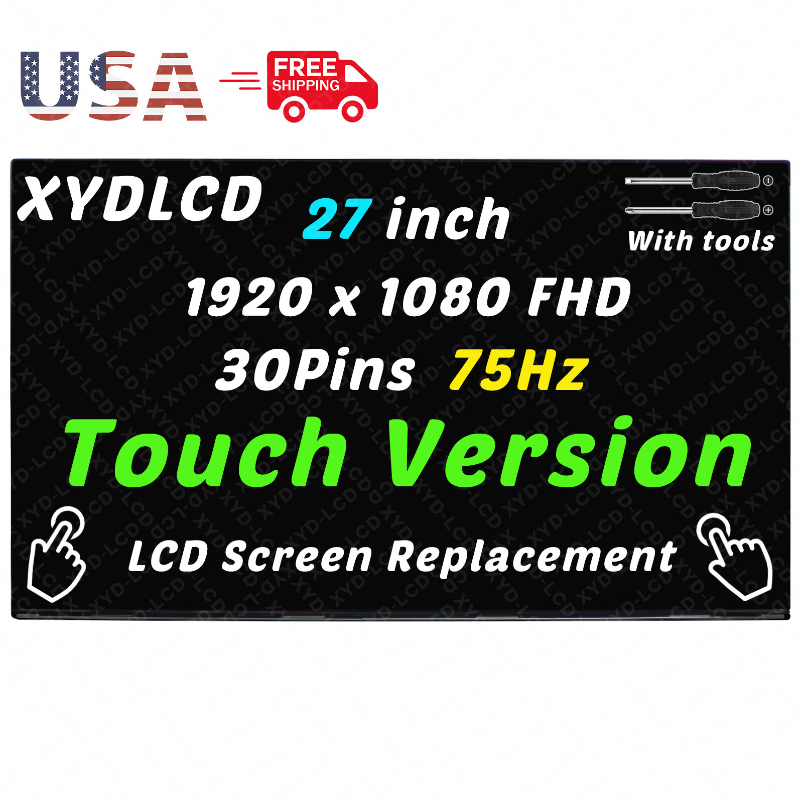 27in N43703-002 for HP 27-CR0054 27-CR0055NS All-in-One LCD Touch Screen Display