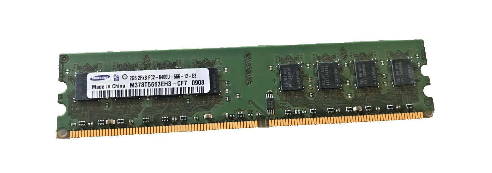 Samsung M378T5663EH3-CF7 2GB PC2-6400U Random Access Memory RAM