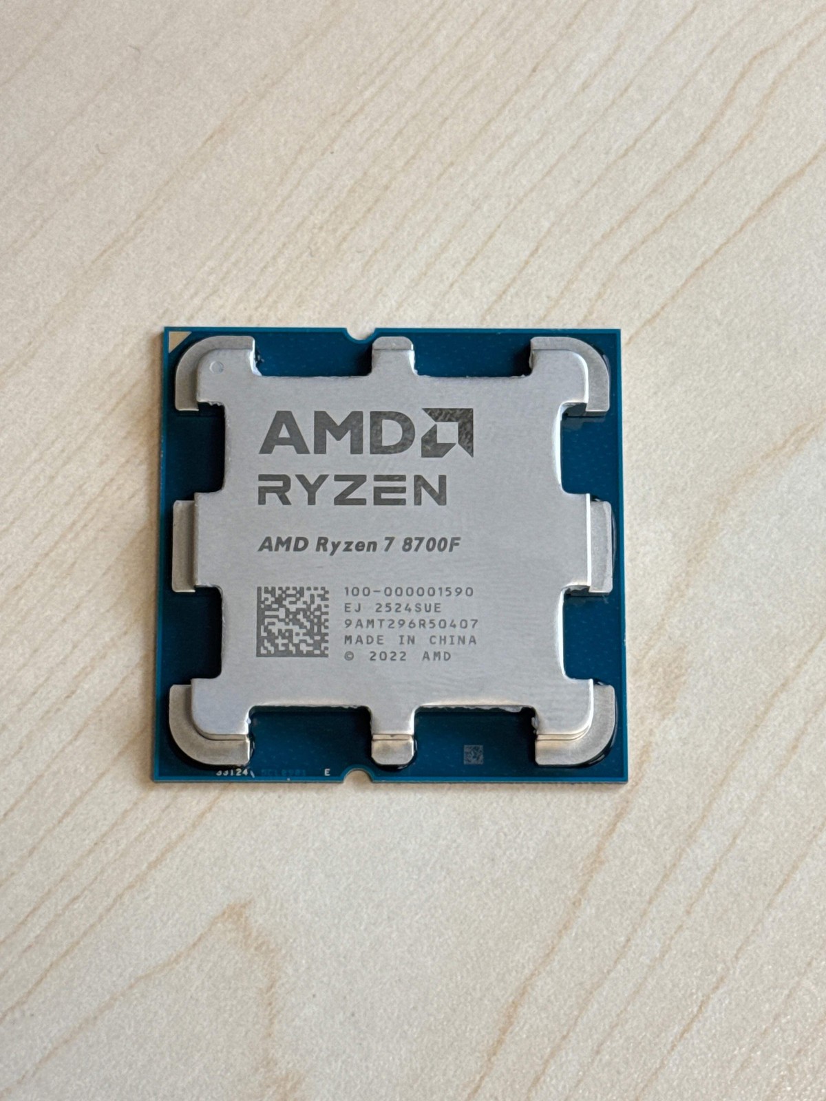 AMD Ryzen 7 8700F 4.10 GHz 8 Core 16 Thread AM5 Desktop CPU 100-000001590