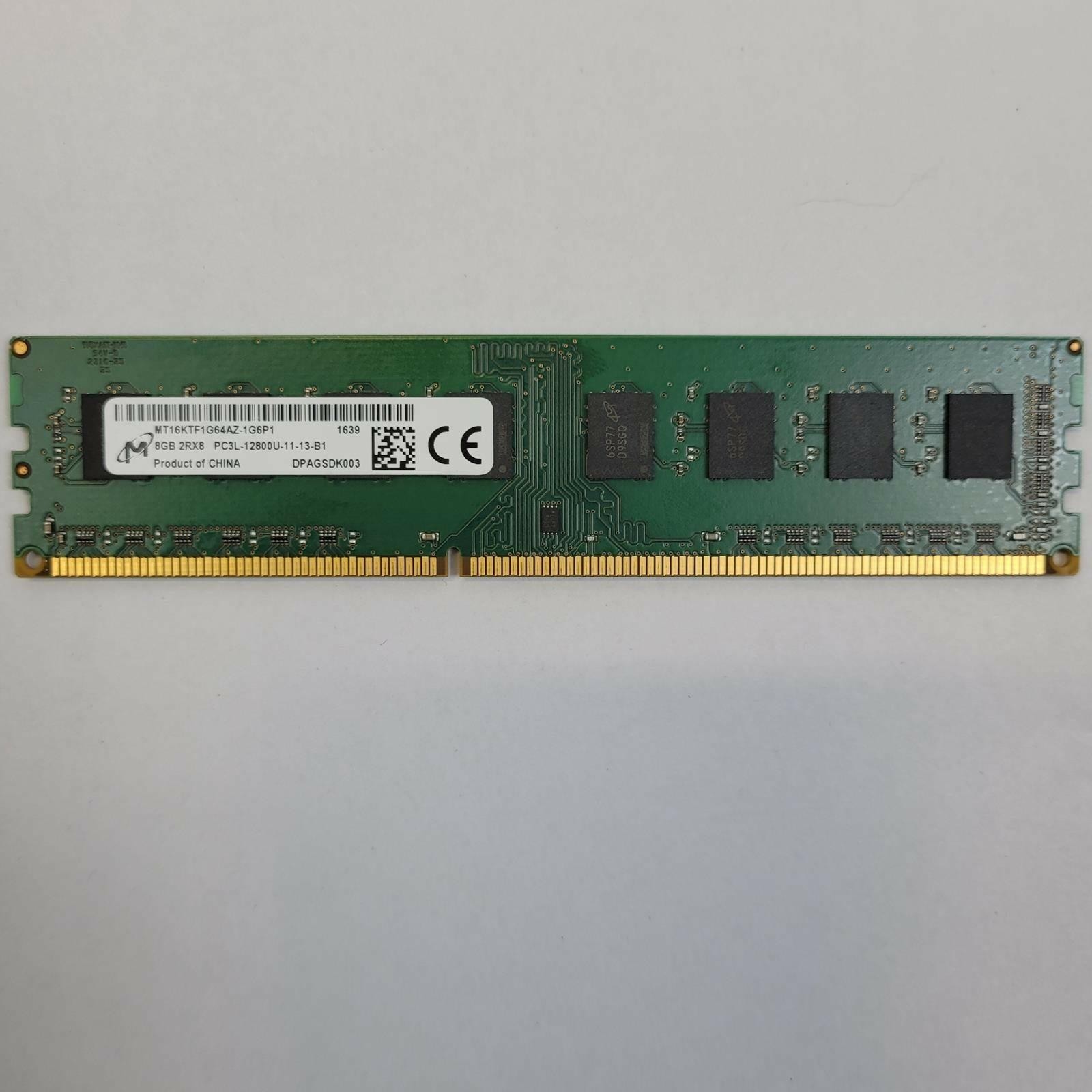 Assorted MICRON 8GB 1600 L DIMM DDR3 RAM | Grade A