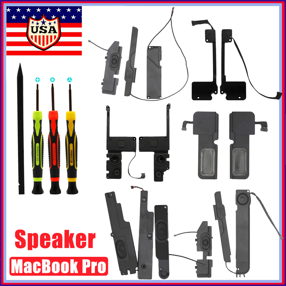 L+R Loud Speaker For MacBook Pro Retina 13” 15” A1502 A1398 A1278 A1286 A1707