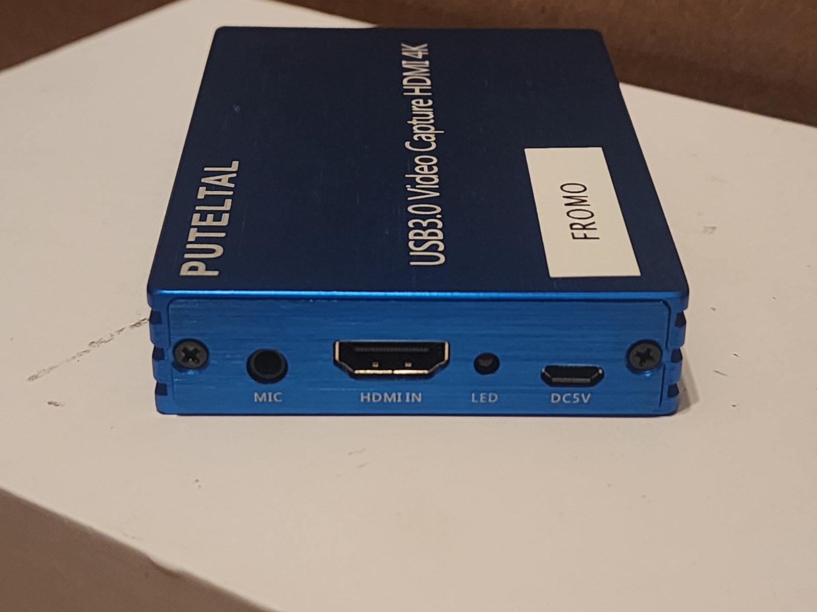 PUTELTAL HDMI INTERFACE TO USB 3.0 VIDEO CAPTURE HDMI 4K BLUE – WINDOWS / LINUX