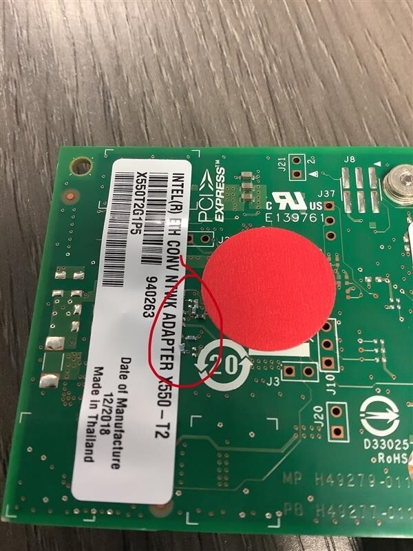 X550-T2 Intel 10Gb 2P Ethernet Converged Network Adapter