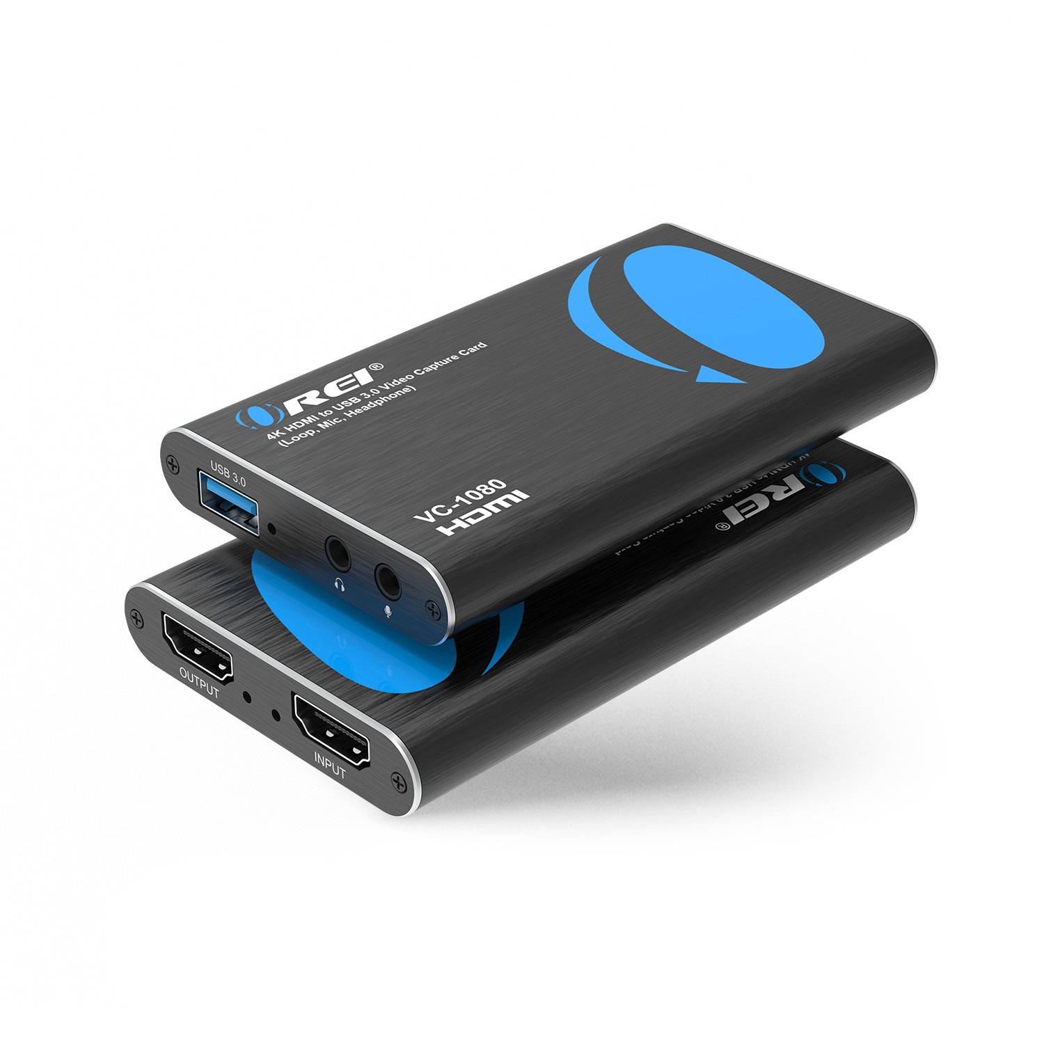 4K HDMI to USB 3.0 Video Capture Card (Loop, Mic, Headphones) (VC-1080)