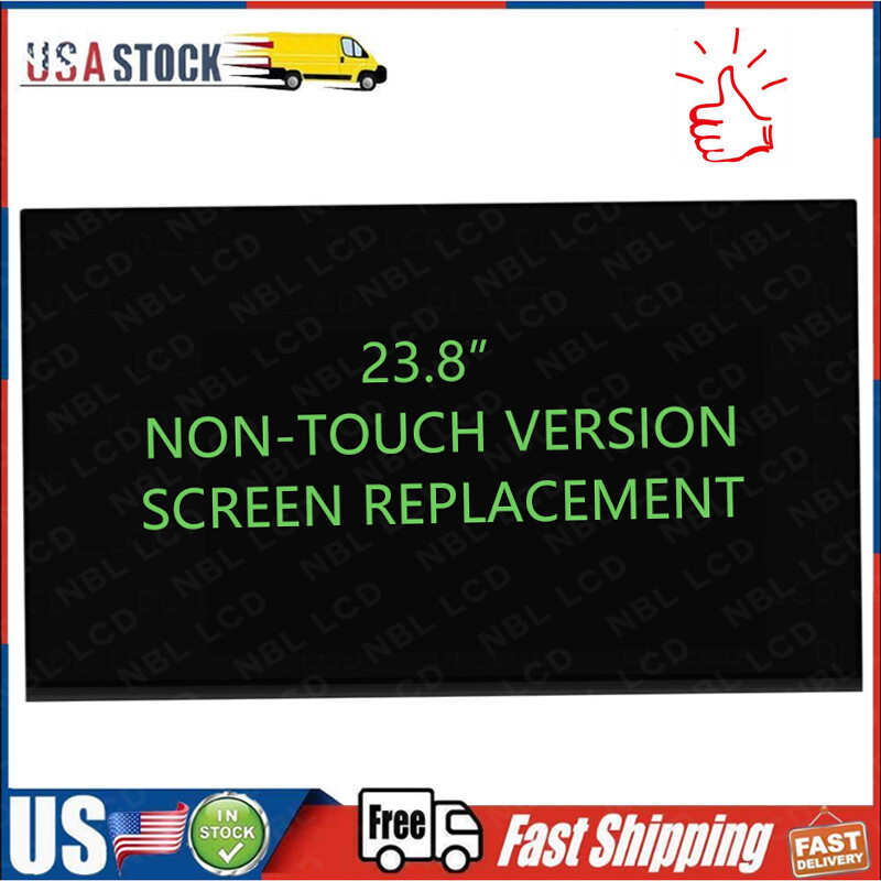 For HP AIO L01814-L72 23.8″ FHD LED LCD Non-Touch Screen Replacement Display