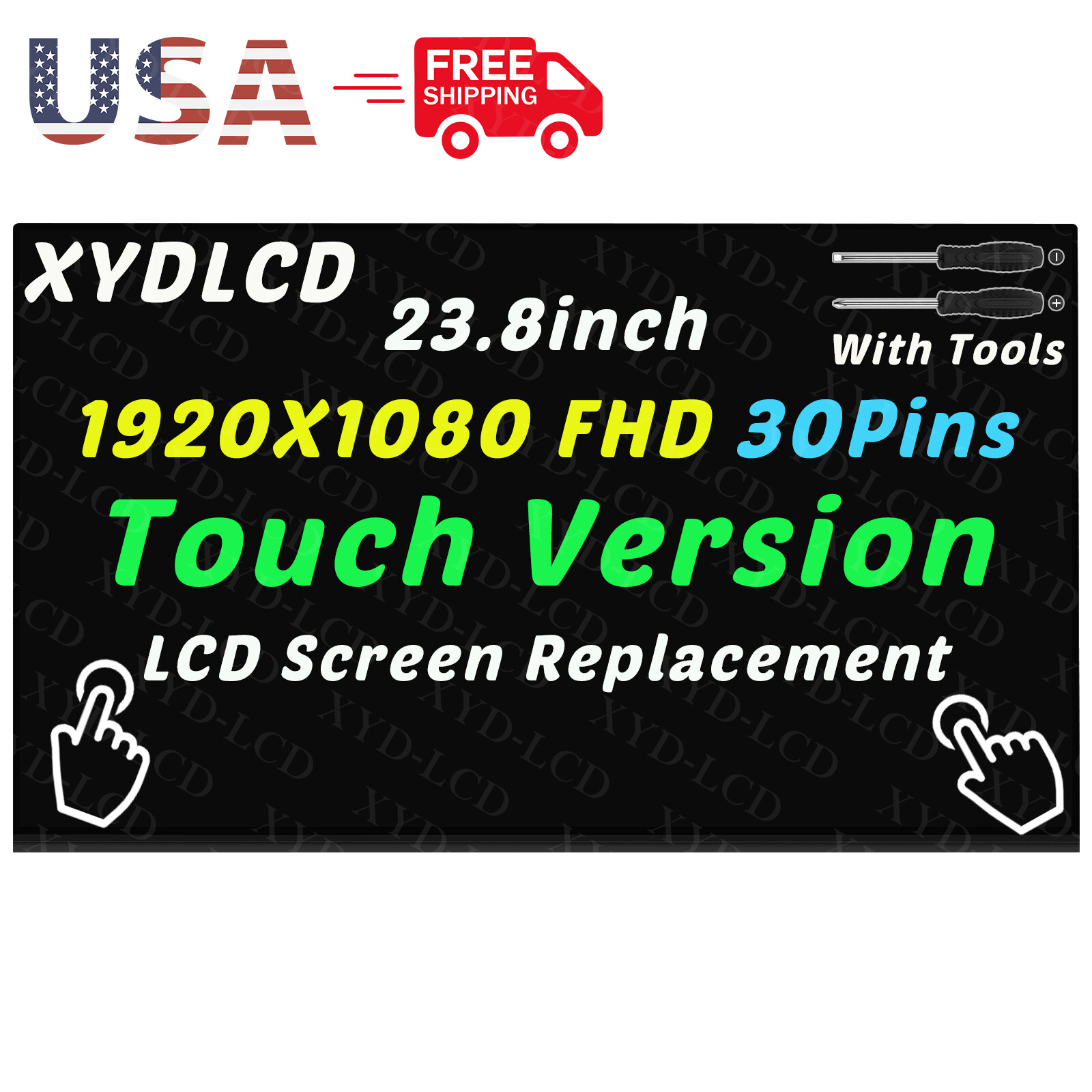 23.8″ for Lenovo ideacentre AIO 520-24ICB All-in-One LCD Touch Screen SD10T33489