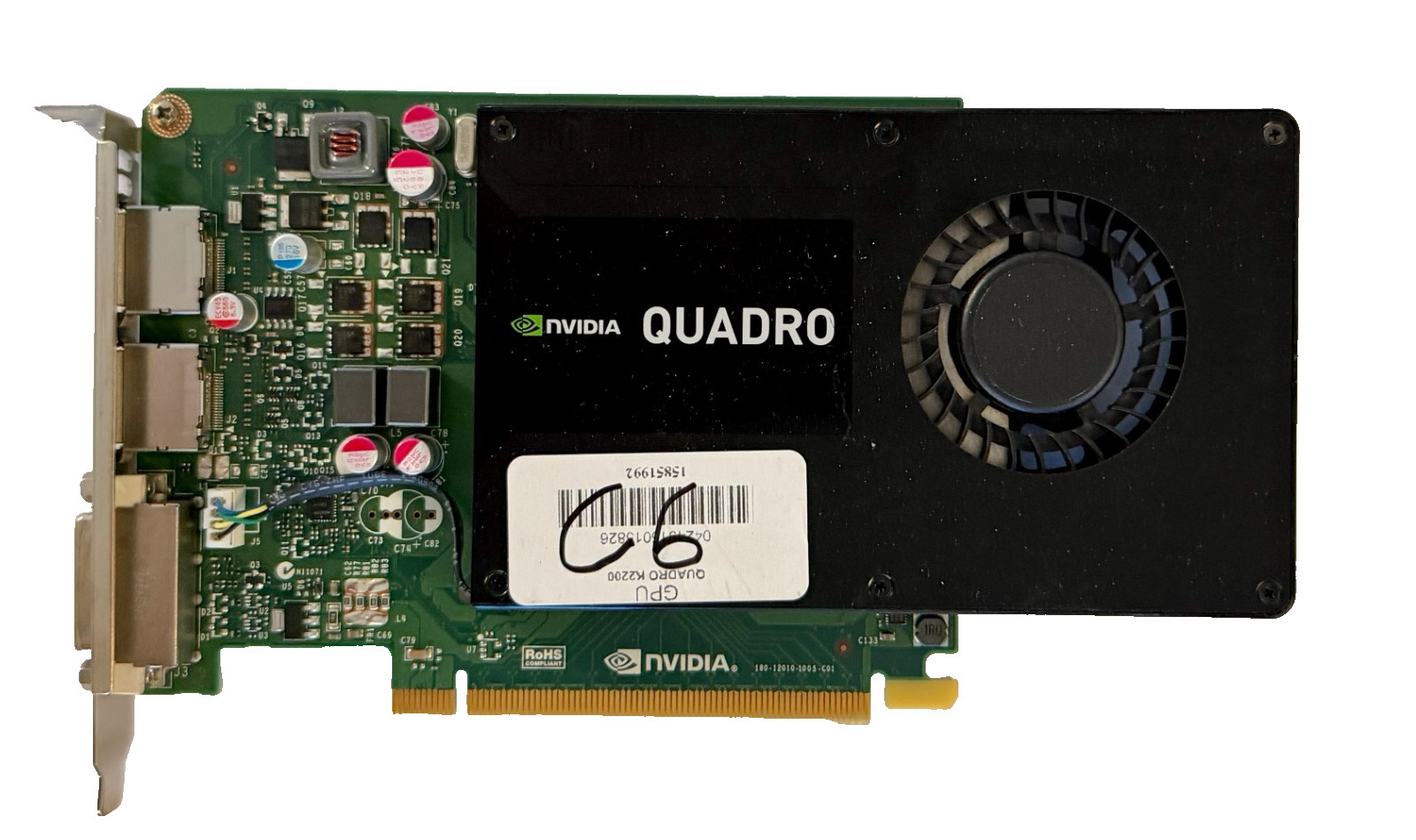 Lenovo NVIDIA Quadro K2200 4GB GDDR5 Graphics Video Card GPU LP PCIe CAD – C6