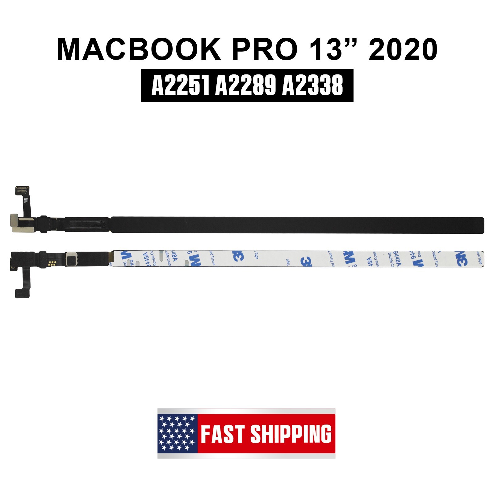 OEM LED Touch Bar Panel Replacement For MacBook Pro 13″ 2020 (A2251 A2289 A2338)