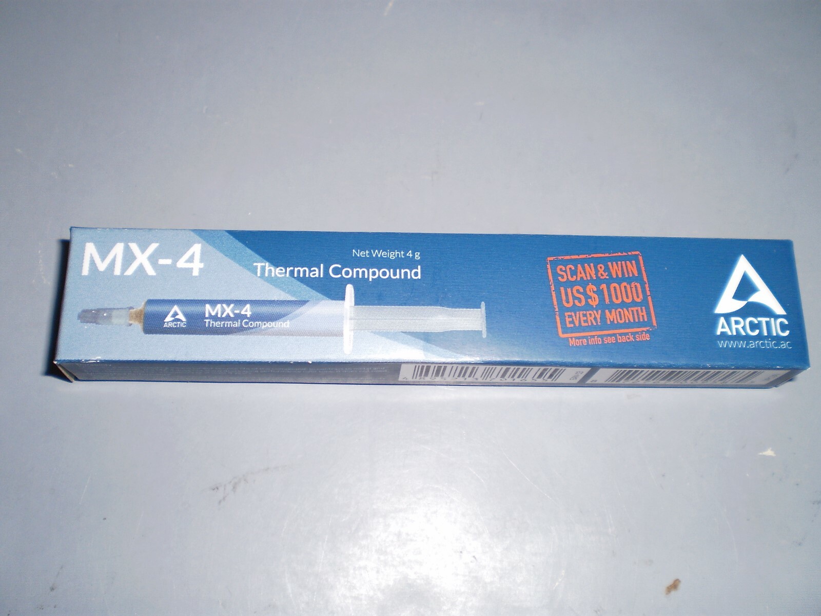 ARCTIC COOLING MX4 THERMAL COMPOUND MX4 – 4 GRAMS 2019 EDITION