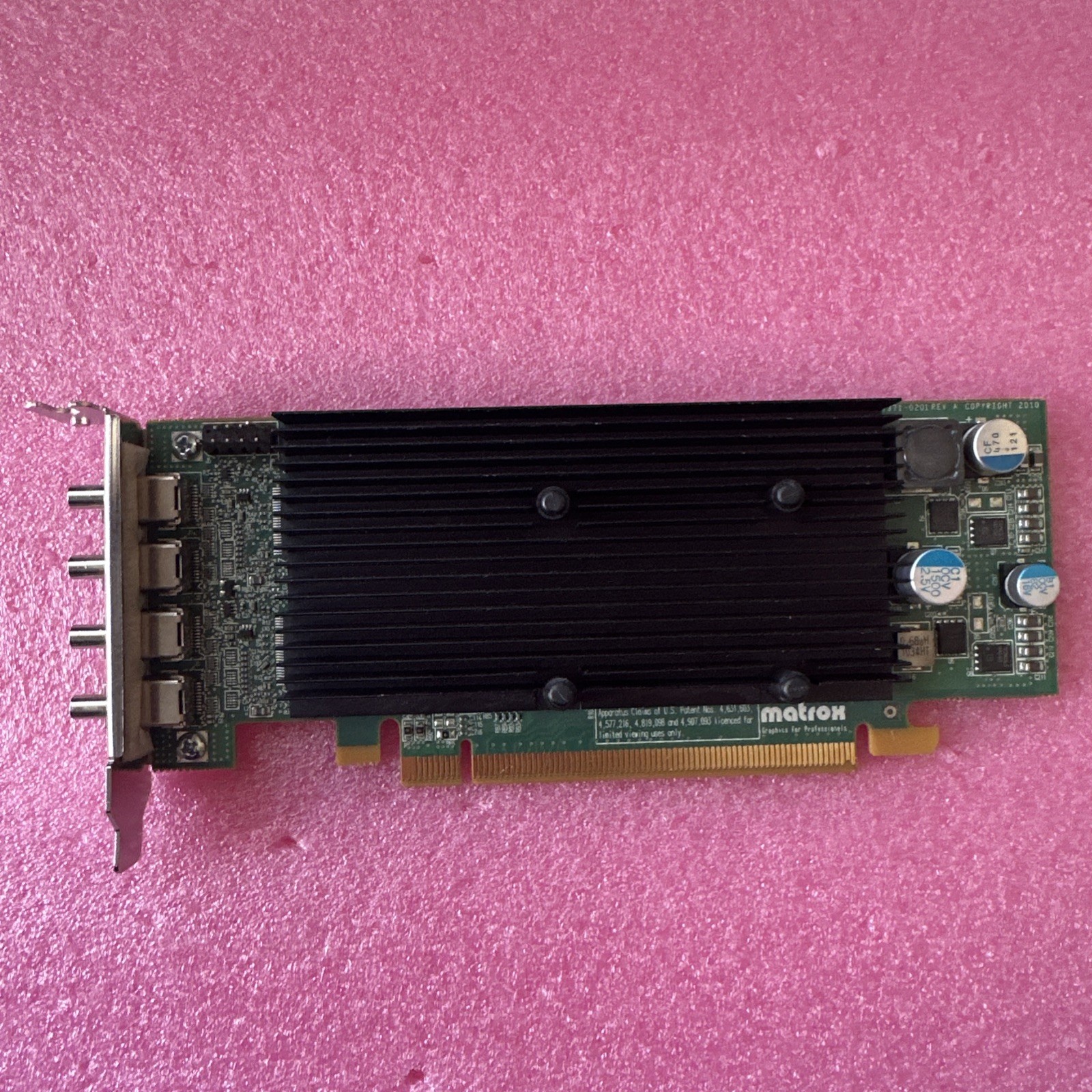Matrox M9148 M9148-E1024LAF 1GB DDR2 SDRAM PCI Express x16 Graphics Adapter