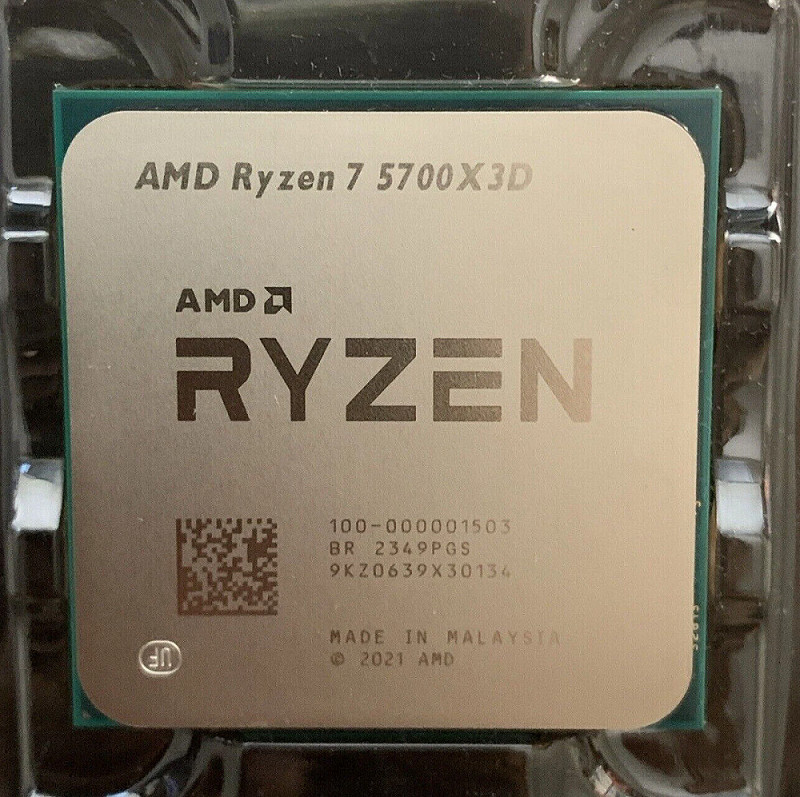 AMD Ryzen 7 R7-5700X3D 8-Core 16-Thread 3.0GHz-4.1GHz Socket AM4 Desktop Gaming