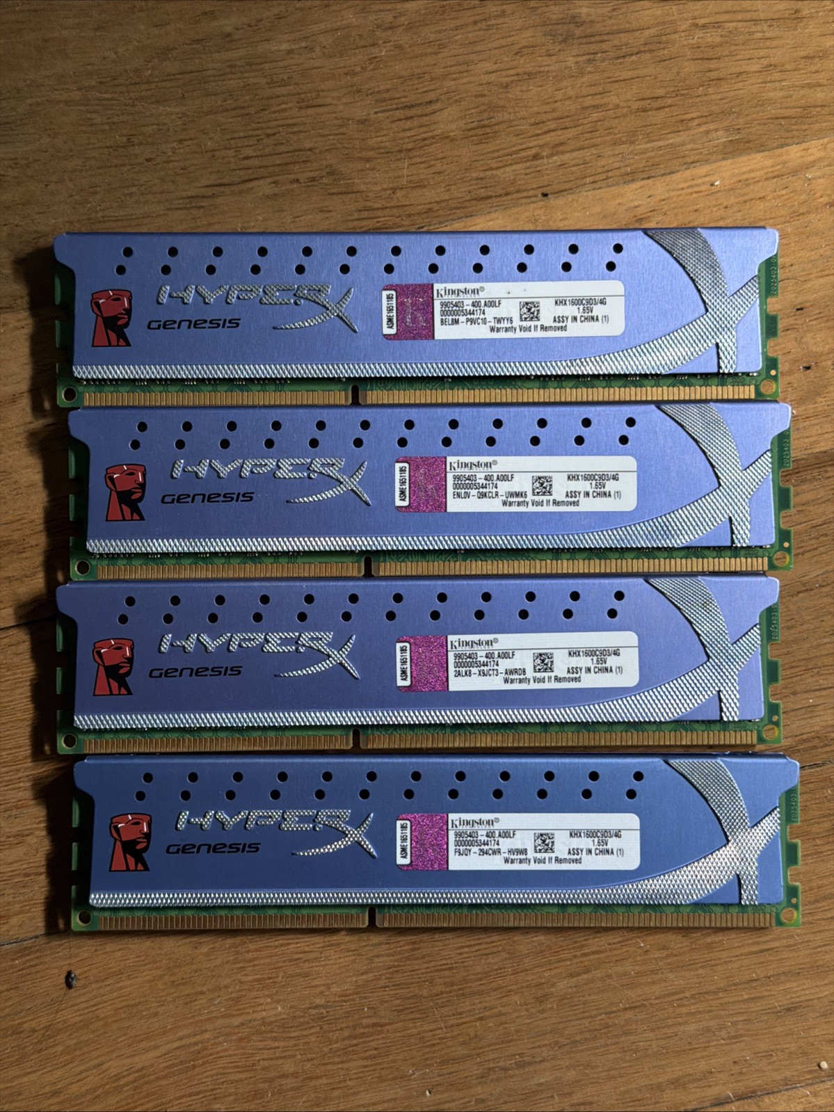 Kingston HyperX Genesis 16GB (4x4GB) DDR3 1600MHz PC3-12800 CL9 Desktop RAM Kit