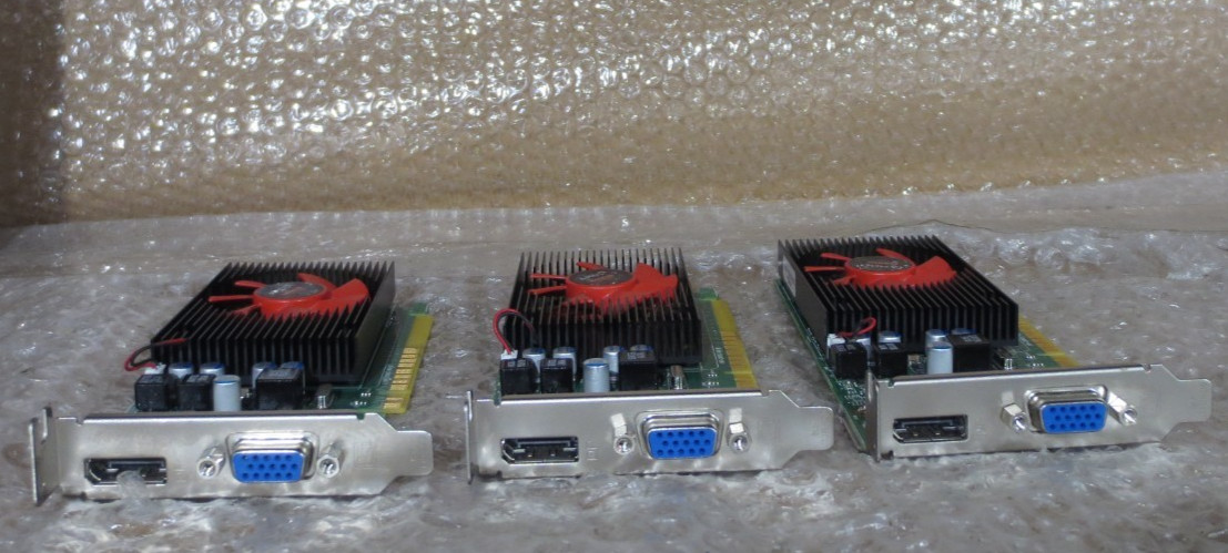 LOT OF 3 DELL AMD RADEON R5 430 1GB GDDR5 PCI EXPRESS 3.0 X16 VIDEO CARD 0NMN1D