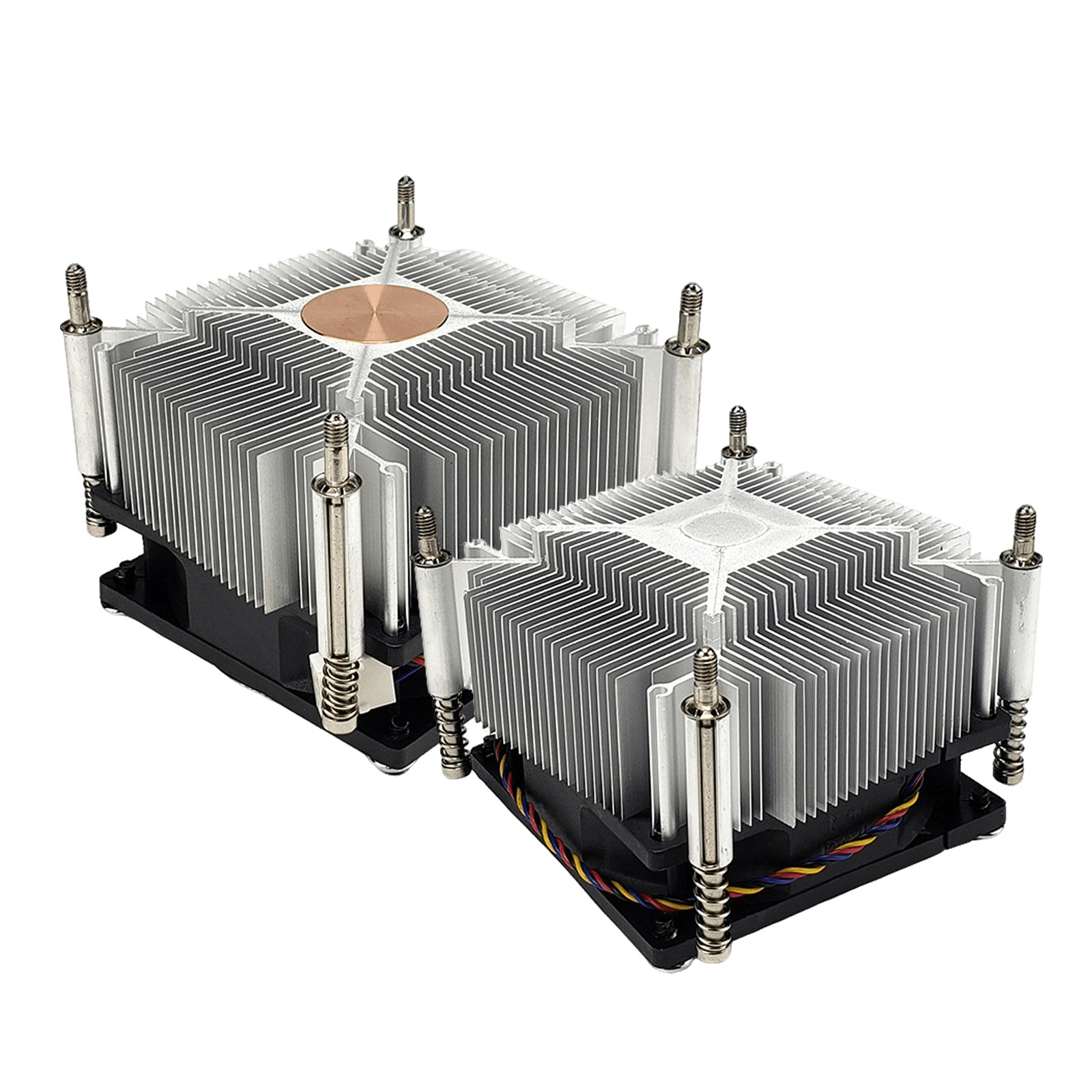80MM CPU Air Cooler 4PIN PWM Cooling PC Radiator Fan for Intel 2011 X79 X99 CPU