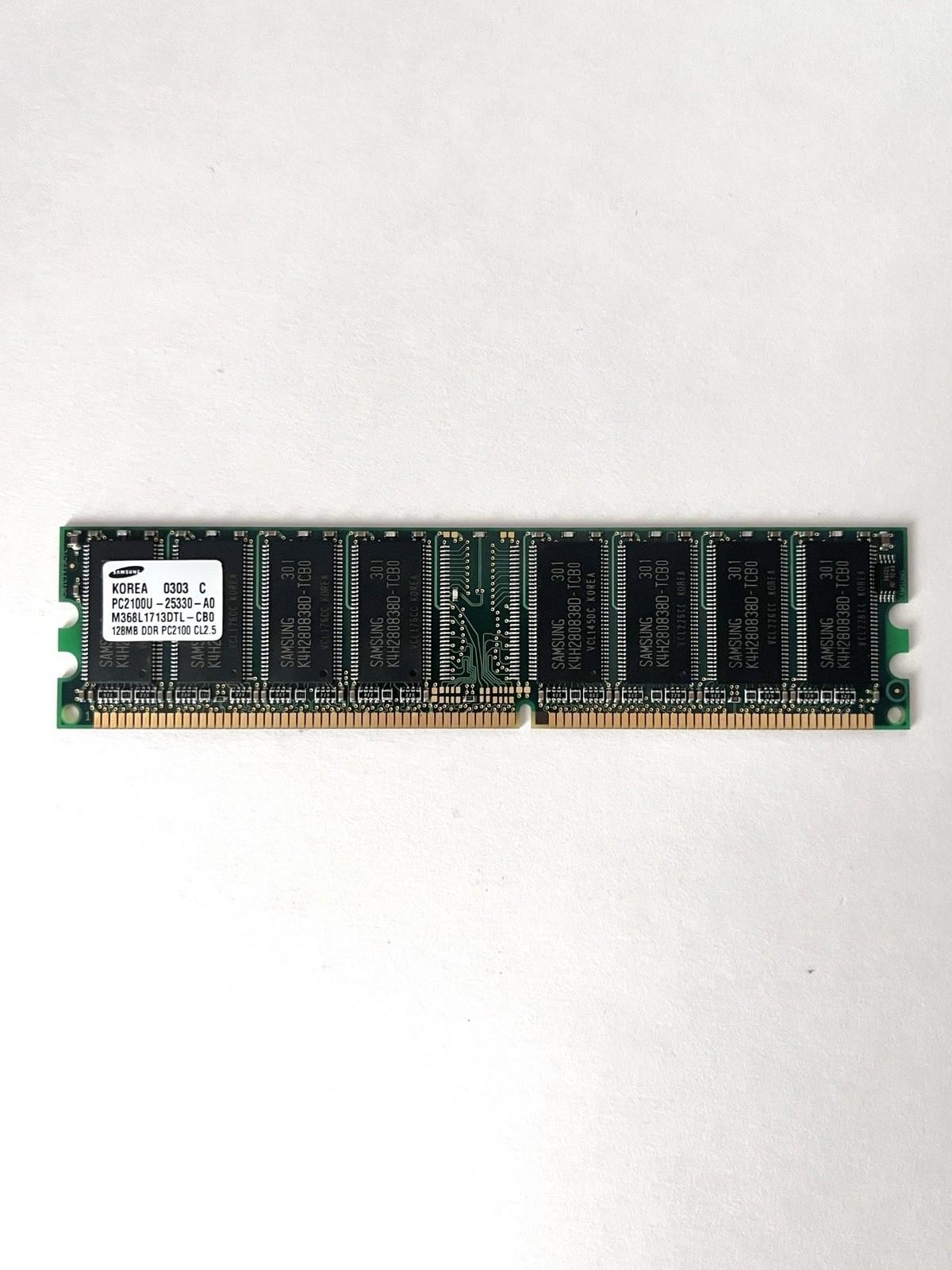 SAMSUNG M368L1713DTL-CB0 PC2100 128MB DDR CL2.5