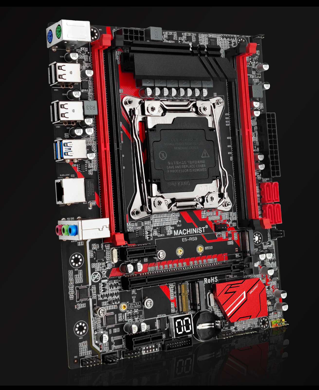 X99 Motherboard LGA 2011-3 slot Support four channel DDR4 ECC RAM XEON E5 V3