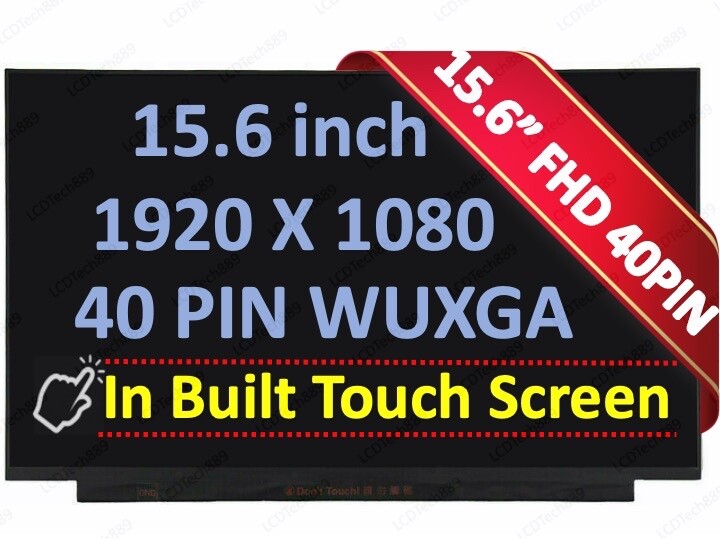 Lenovo FRU 5D10W46422 PN SD10W73240 Touch 40pin FHD 1920×1080 Matte LCD Screen