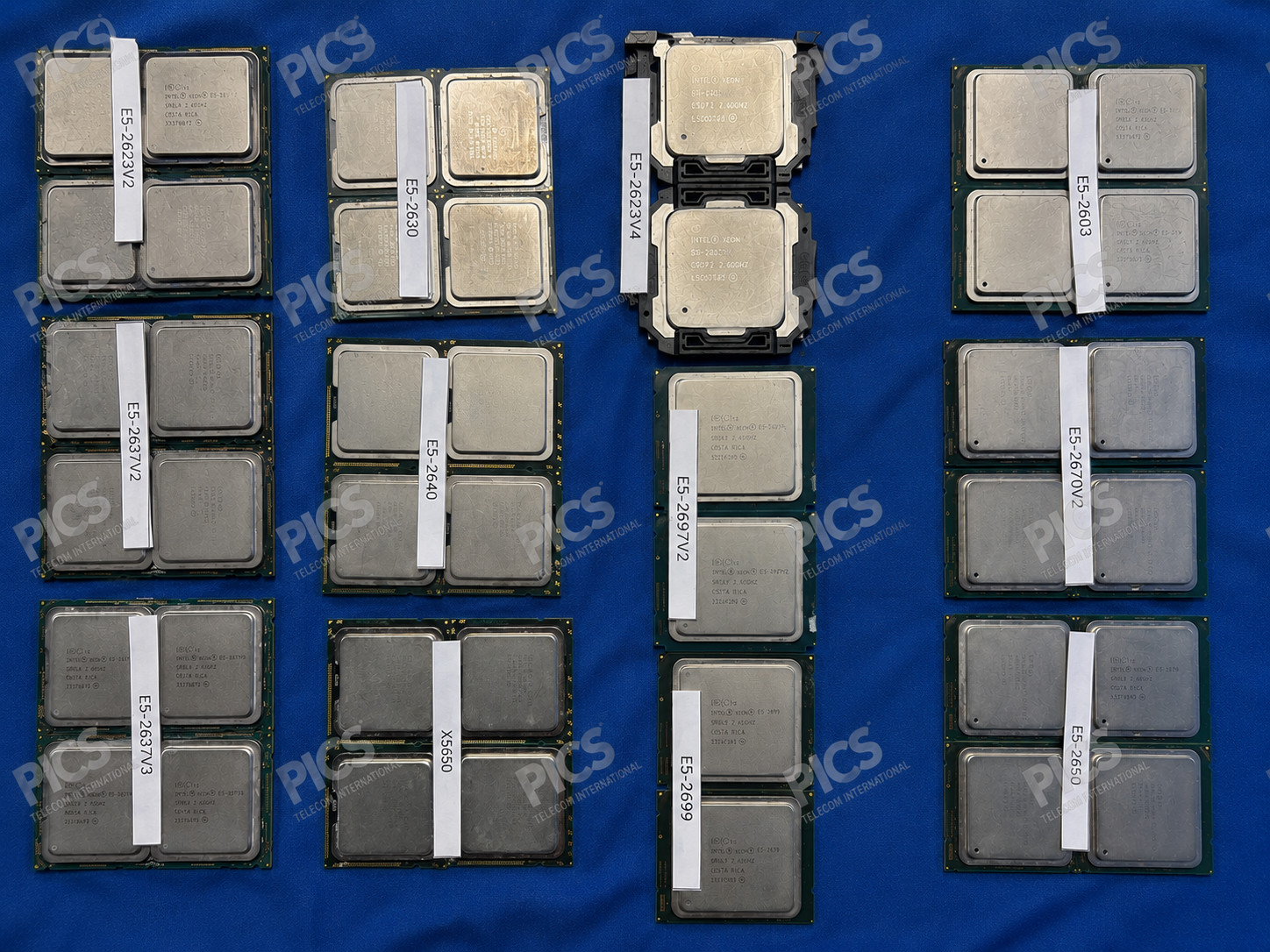 457x Mixed Intel AMD Xeon CPU Processor Lot X5650 E5640 E5430 E5 V2 V3 V4