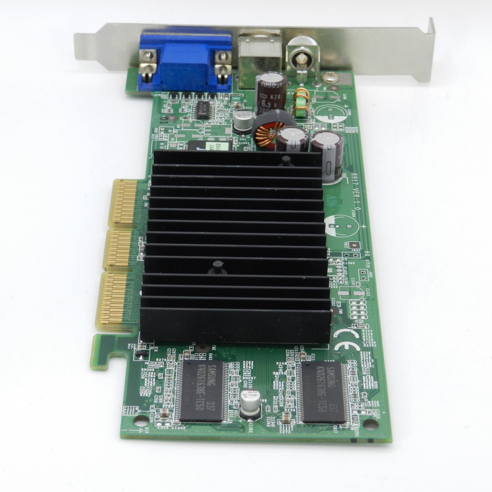 NVIDIA GeForce 4 MX 440 Graphics Card 64MB AGP 8x by HP Part # 5187-3705 -TESTED