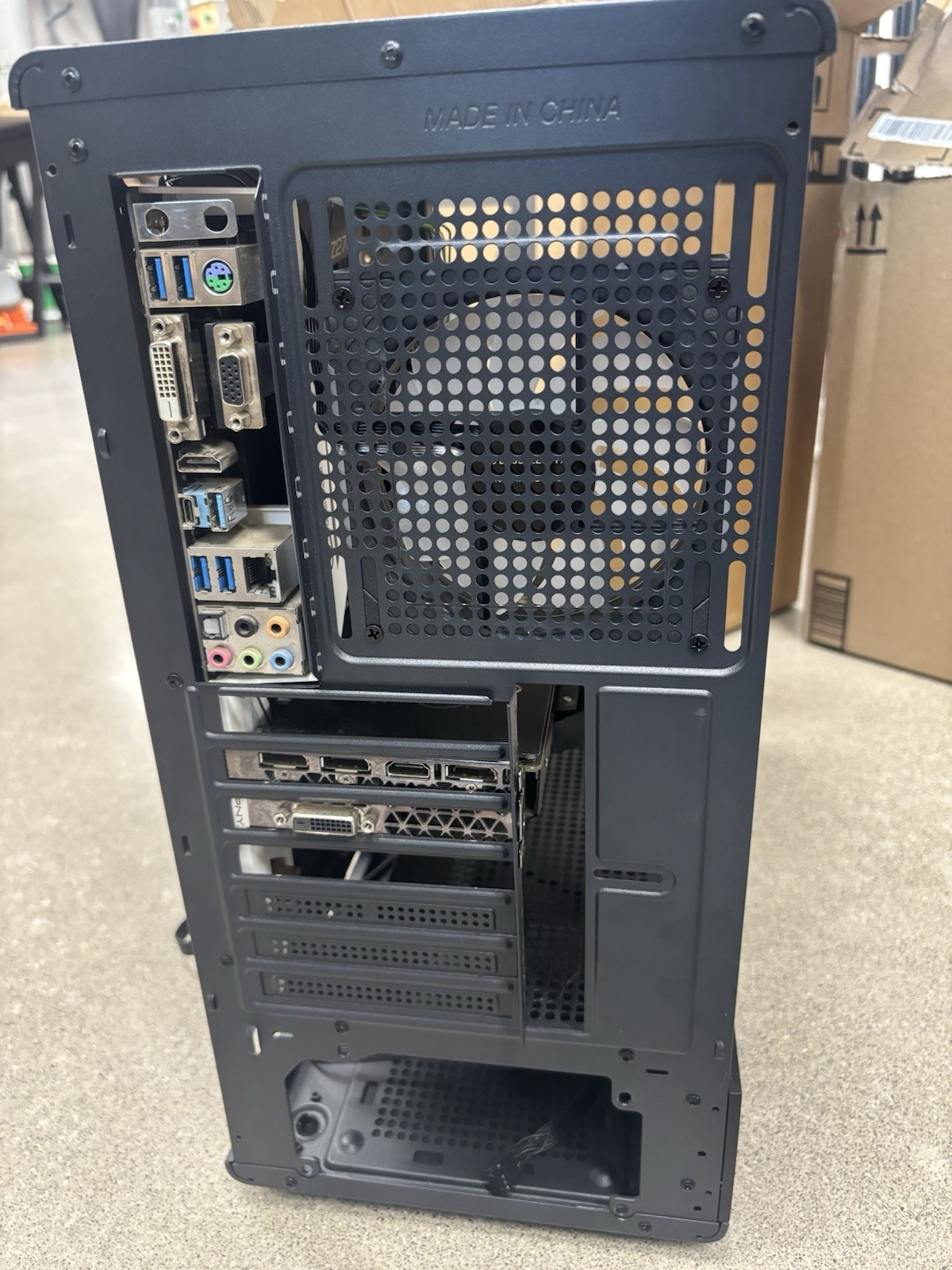 Motherboard CPU GPU Cooler Case Combo