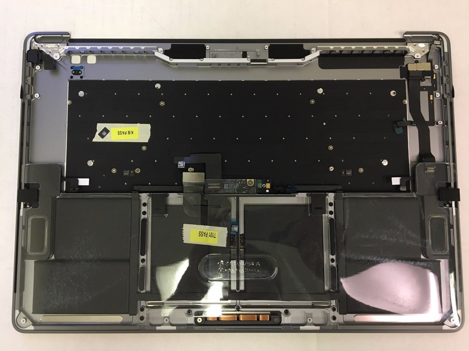 Grade A A1707 2016 2017 MacBook Pro 15″ Space Gray Top case Palmrest Keyboard US