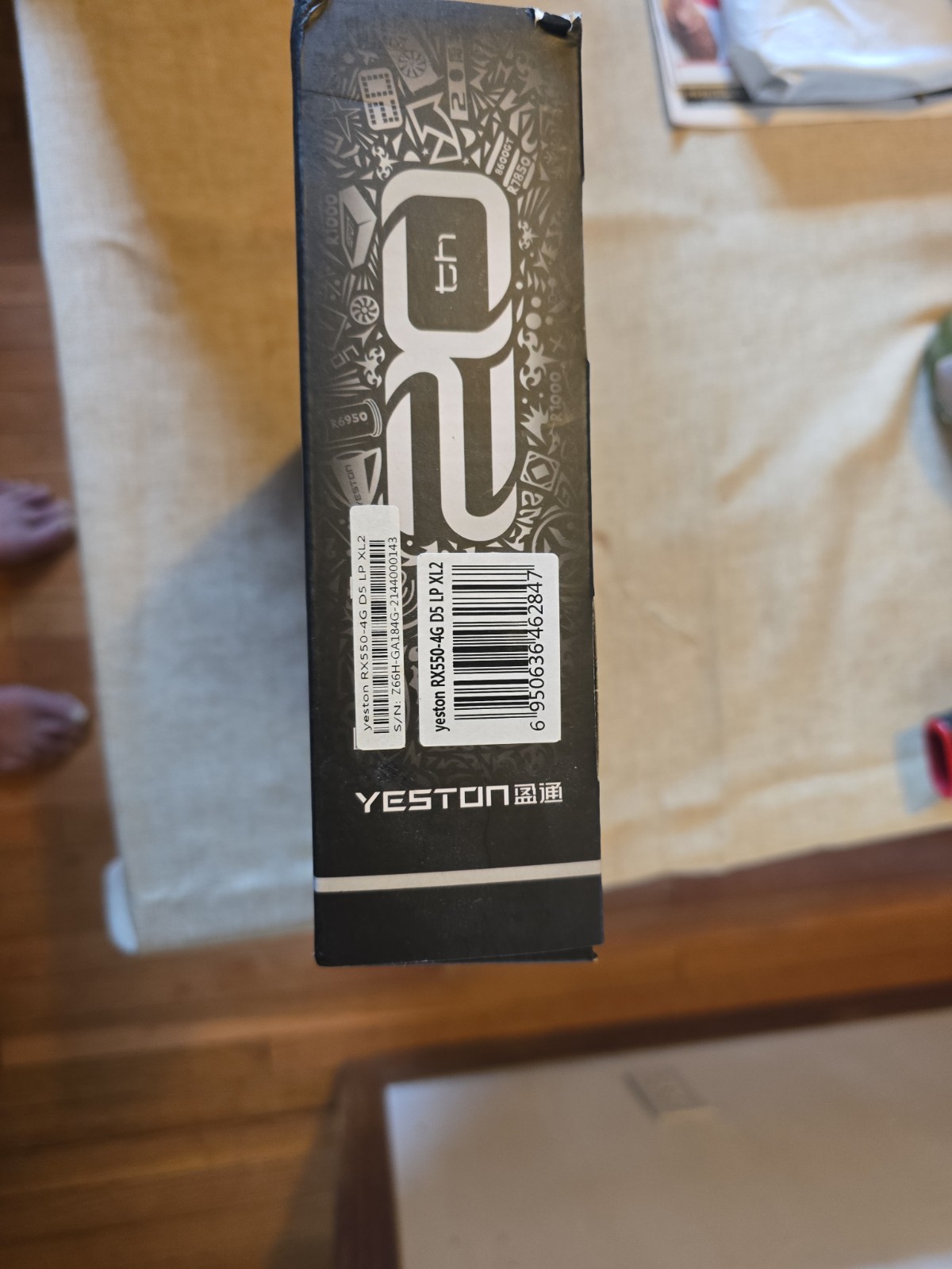 Yeston AMD Radeon RX 550 4GB SFF Graphics Card Pink VGA HDMI DVI