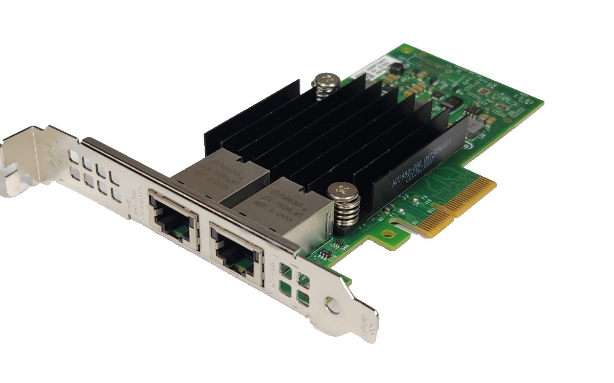 Dell Intel X550-T2 Dual / 2 Port 10Gbase-T RJ45 PCIe NIC Full-Height FH FKHKC