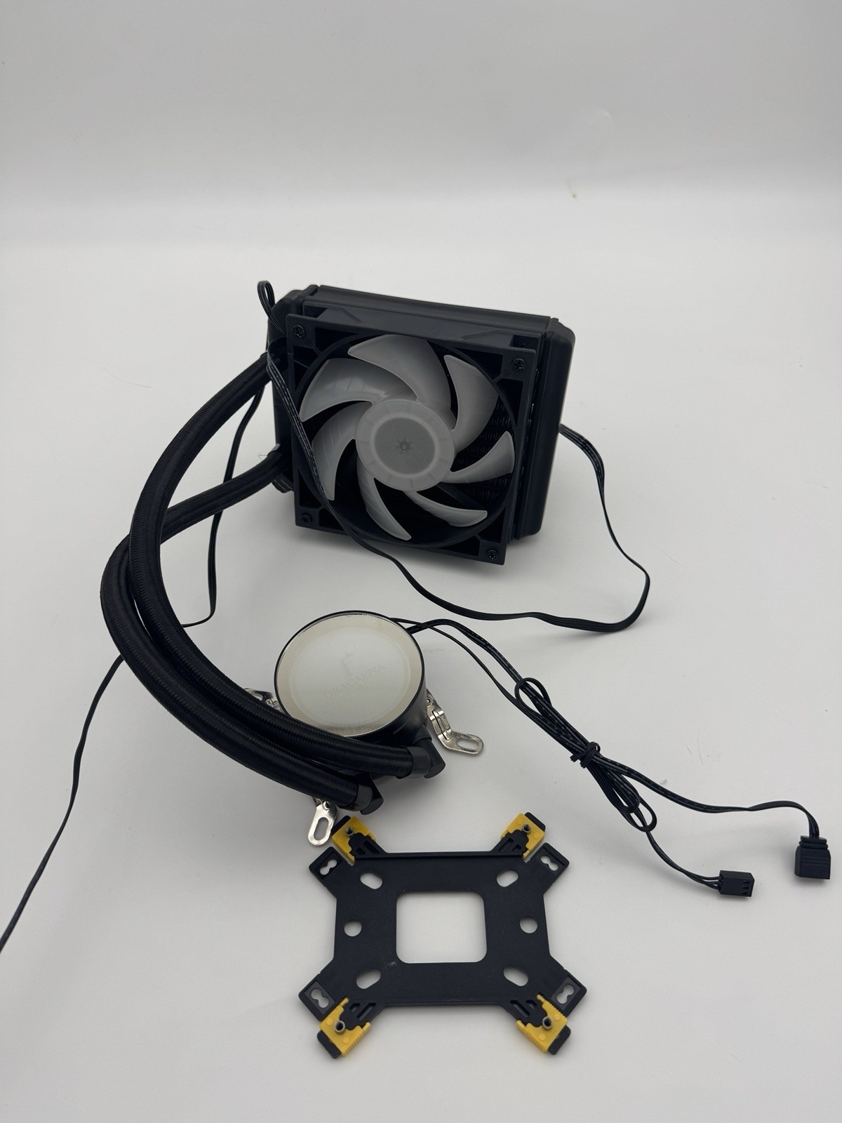 Dracaena Liquid CPU Cooler 120mm AIO w/ Radiator Fan Pump Copper Cold Plate