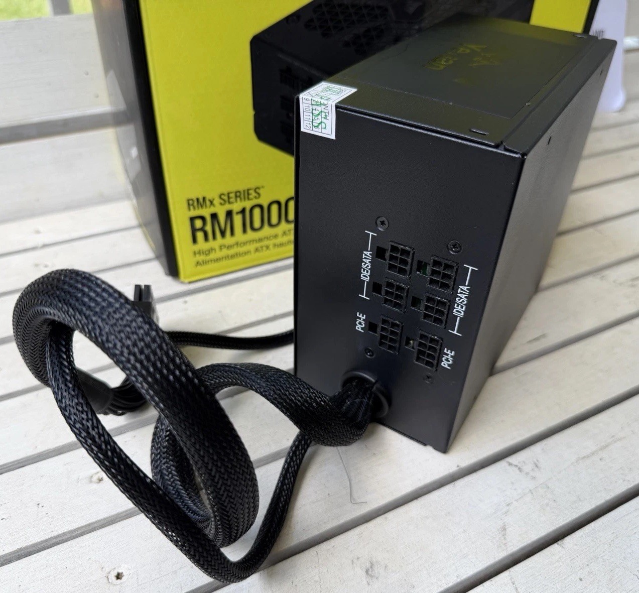 Yeyian Raiden 650W Power Supply 80+ Gold (Used)- Includes Corsair RM1000x Cables