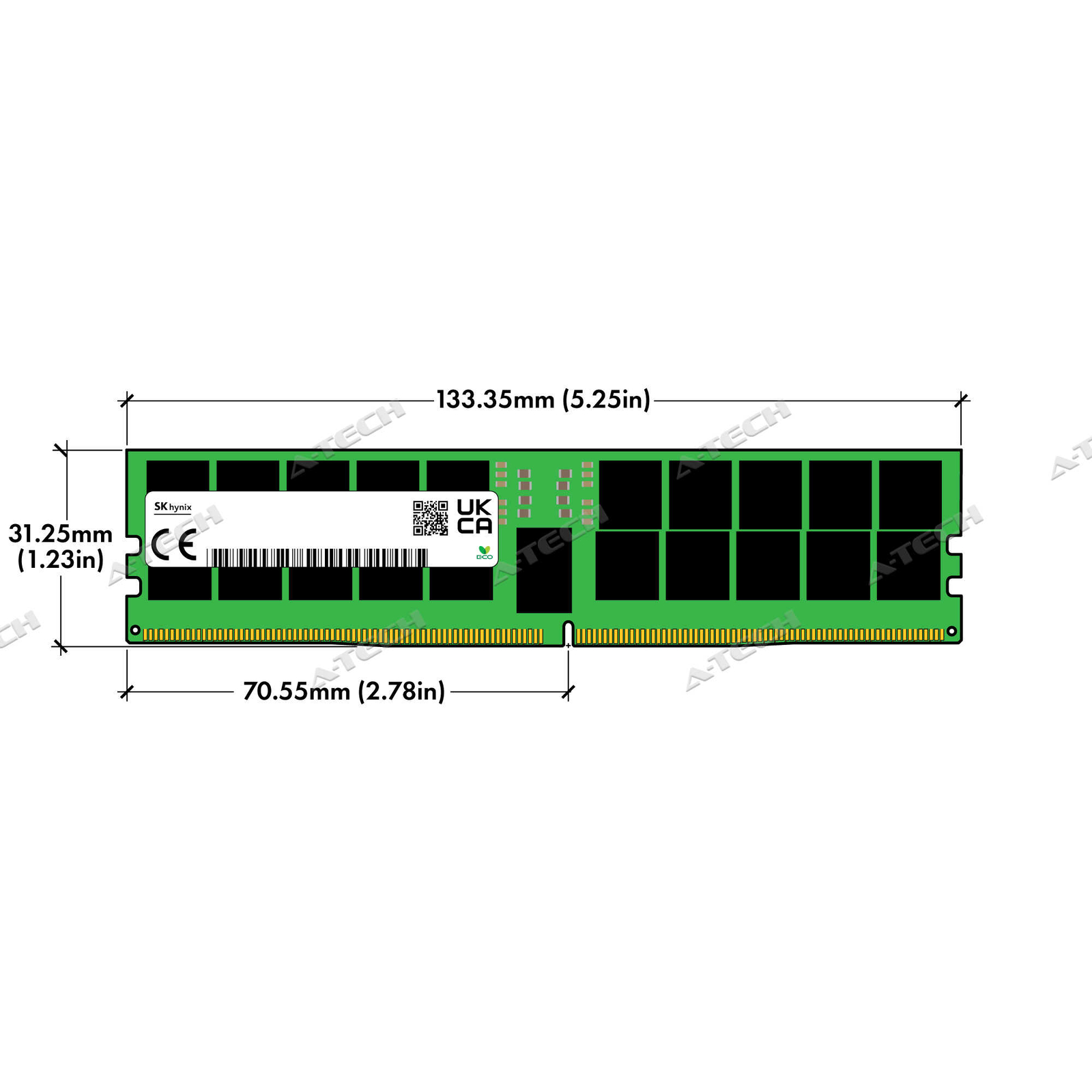 Hynix 64GB 2Rx4 PC5-4800 EC8 RDIMM DDR5-38400 ECC Registered Server Memory RAM