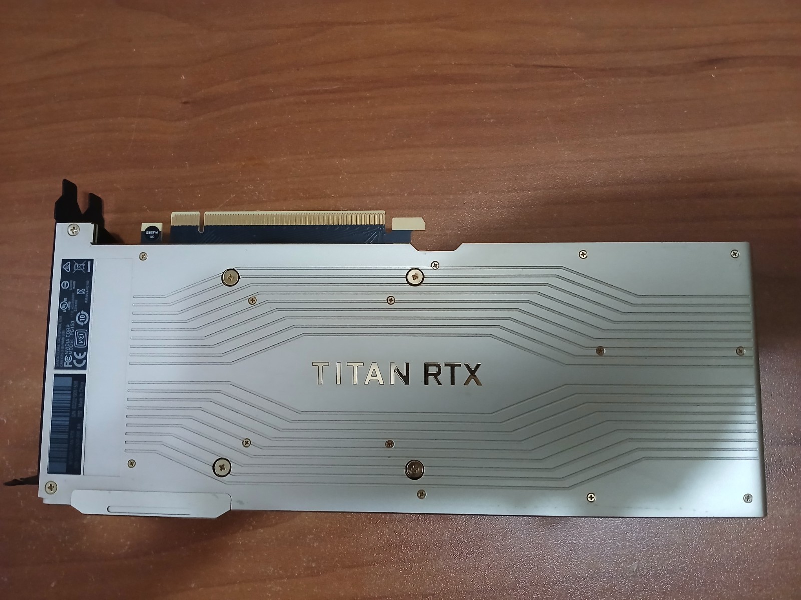 NVIDIA Titan RTX 24GB GPU GDDR6 PCIe 3.0 CUDA Graphics Video Card Workstation PC