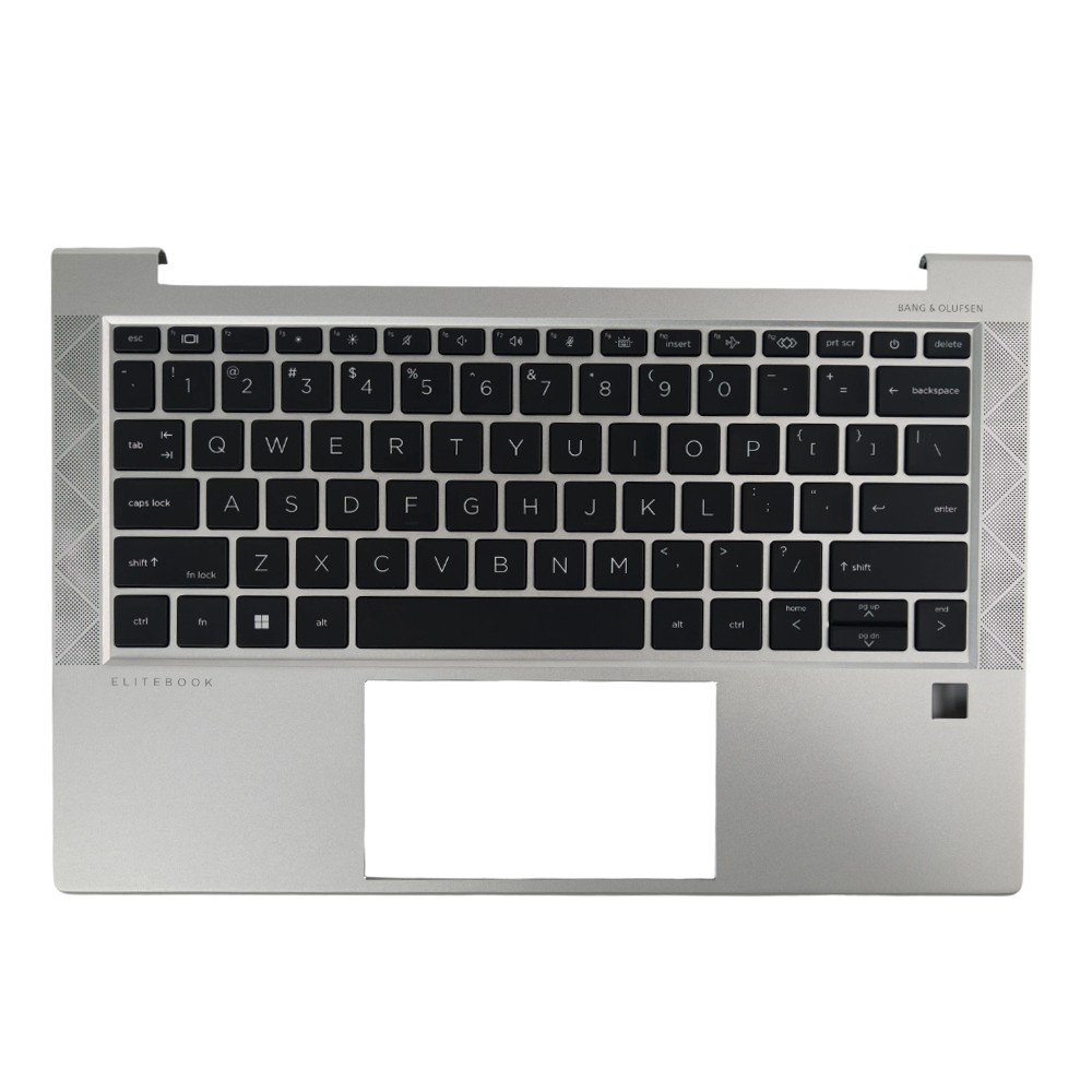 M21674-001 13.3in For HP EliteBook 735 G7 830 G7 Palmrest White Backlit Keyboard