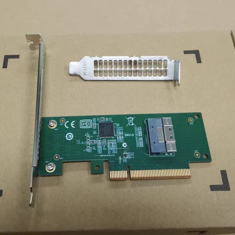 PCIe4.0 X8 to SFF-8654 X8 Host Adapter Motherboards PCIE Adapter Controller