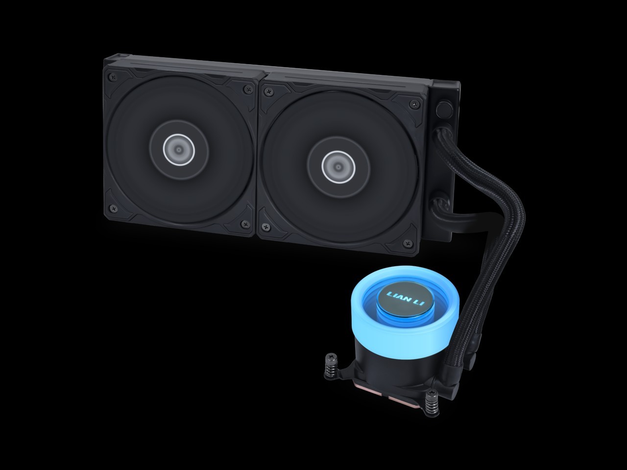 Lian-Li Galahad II Lite 240mm Perfomance All-in-One CPU Liquid Cooler, Black