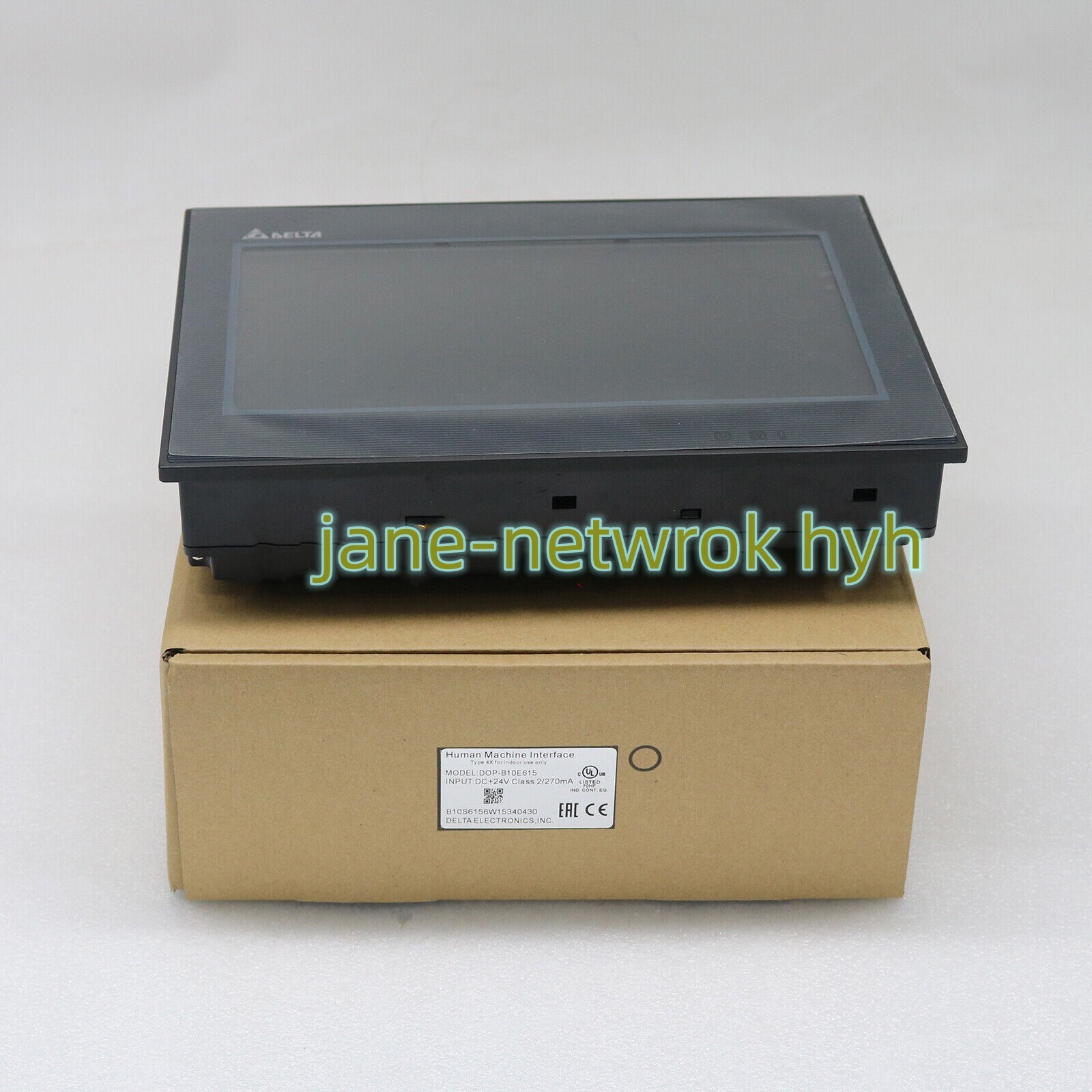 ONE new DOP-B10E615 16:9 High Resolution Touchscreen HMI By DHL or Fedex
