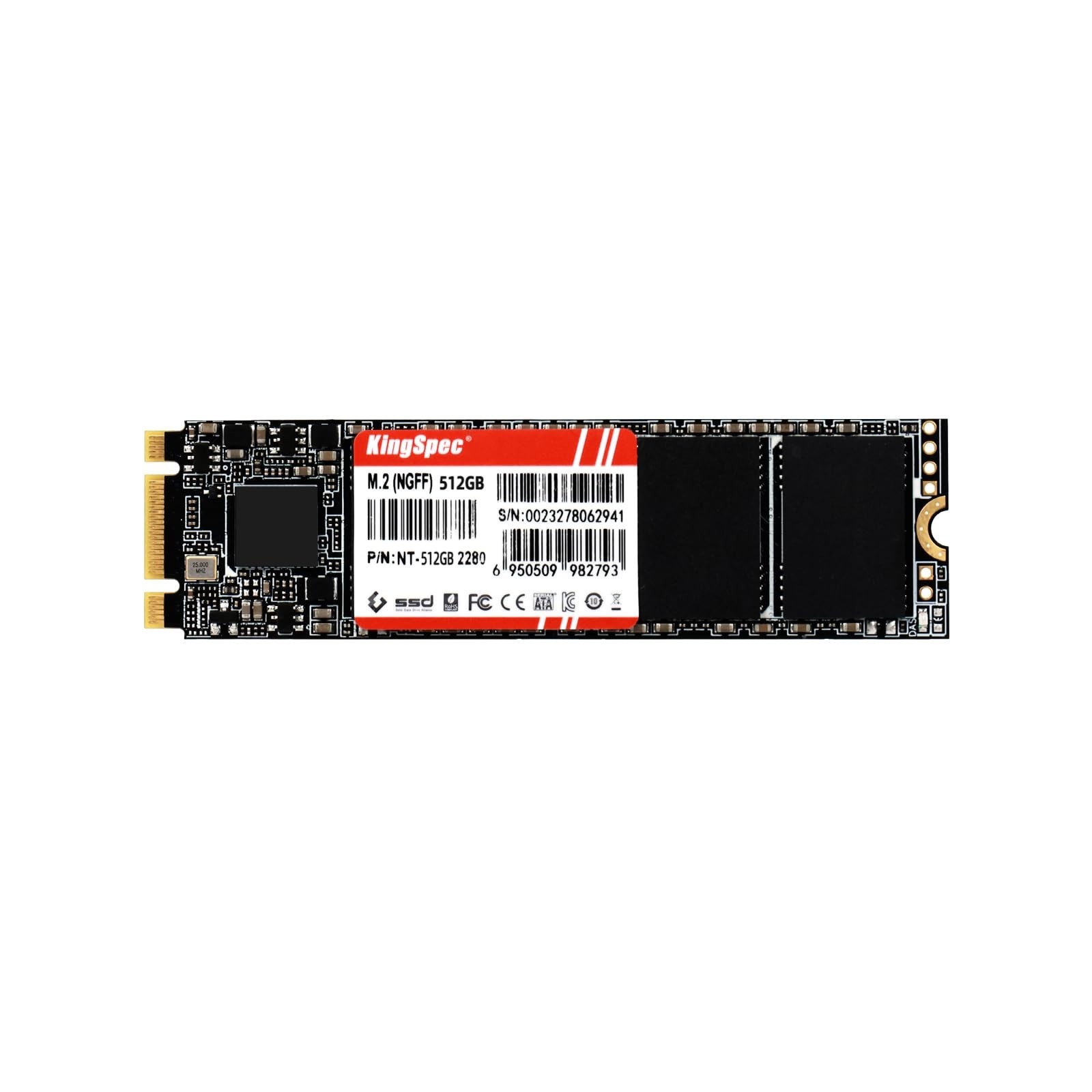 KingSpec 512GB M.2 SATA 2280 SSD NOT for NVMe Slots, Upgrade for Laptop/Deskt…