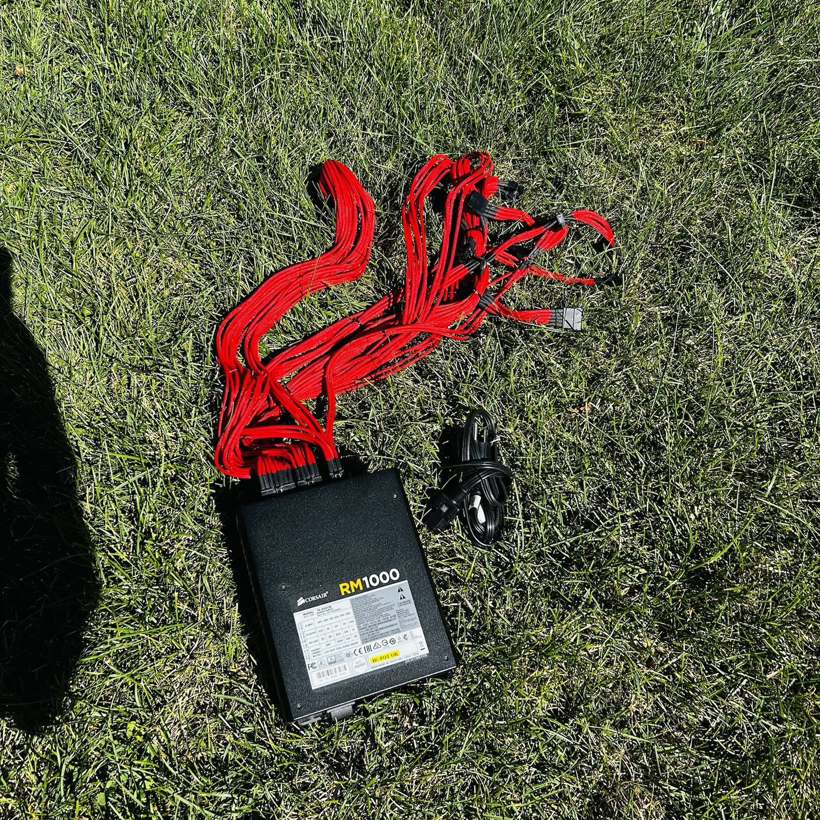 CORSAIR RM1000 Fully Modular Low-Noise ATX Power Supply, All Cable included