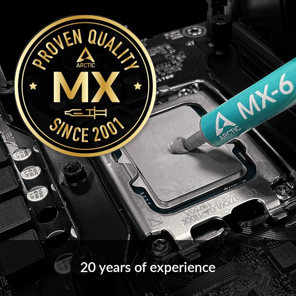 ARCTIC MX-6 (8 g) – Ultimate Performance Thermal Paste for CPU, Consoles, 8 g