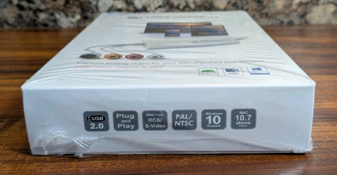 Brand New Digitnow Analog Video Capture VHS to Digital Converter 1080P 30Hz