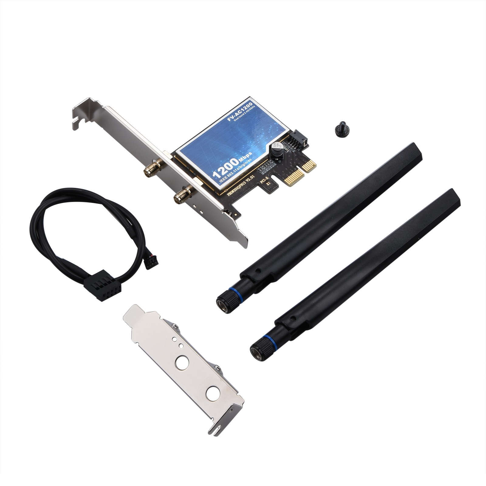 Dual Band PCIe Card FV-AC1200 867Mbps 5GHz 300Mbps 2.4GHz Bluetooth 4.0 Desktop