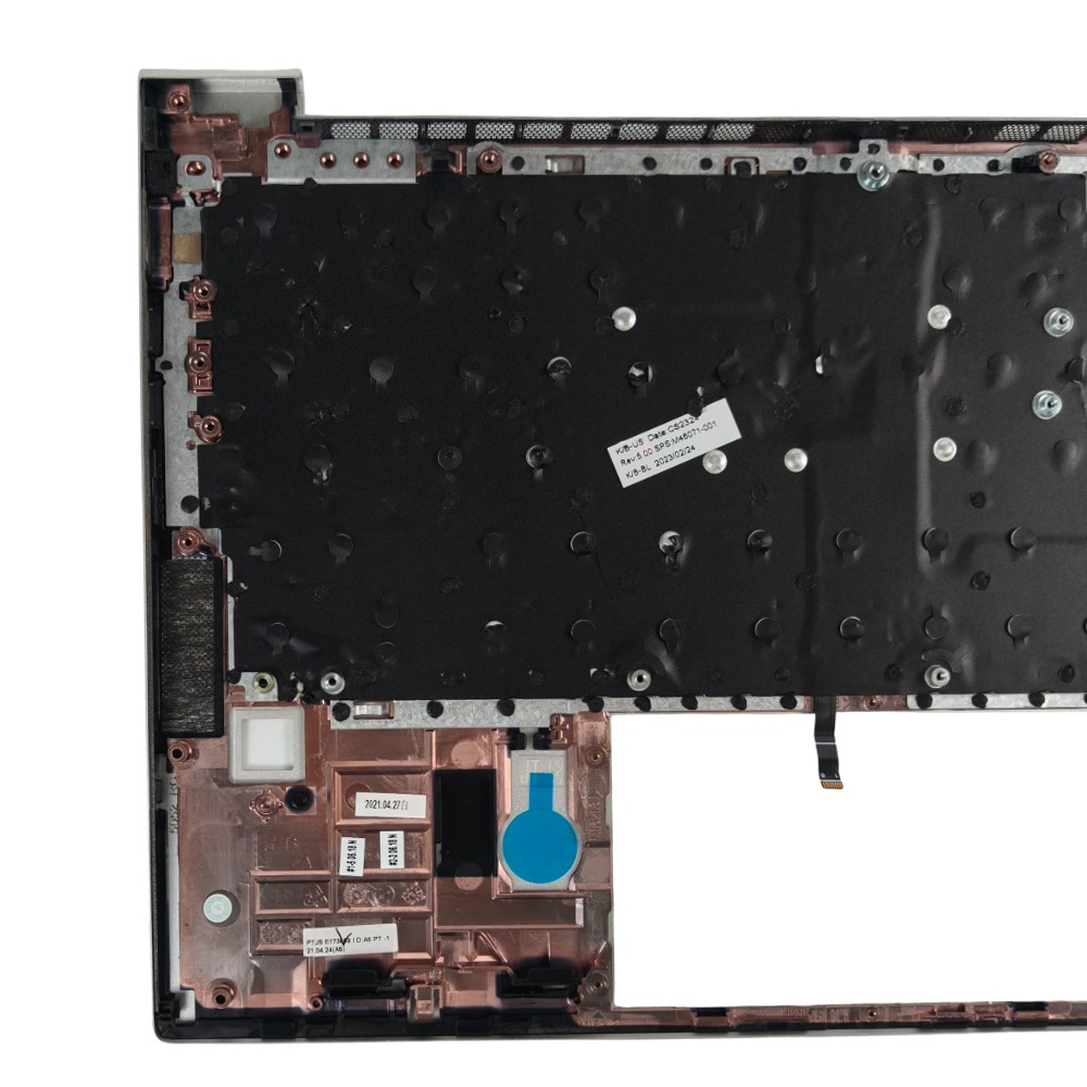 M21674-001 13.3in For HP EliteBook 735 G7 830 G7 Palmrest White Backlit Keyboard