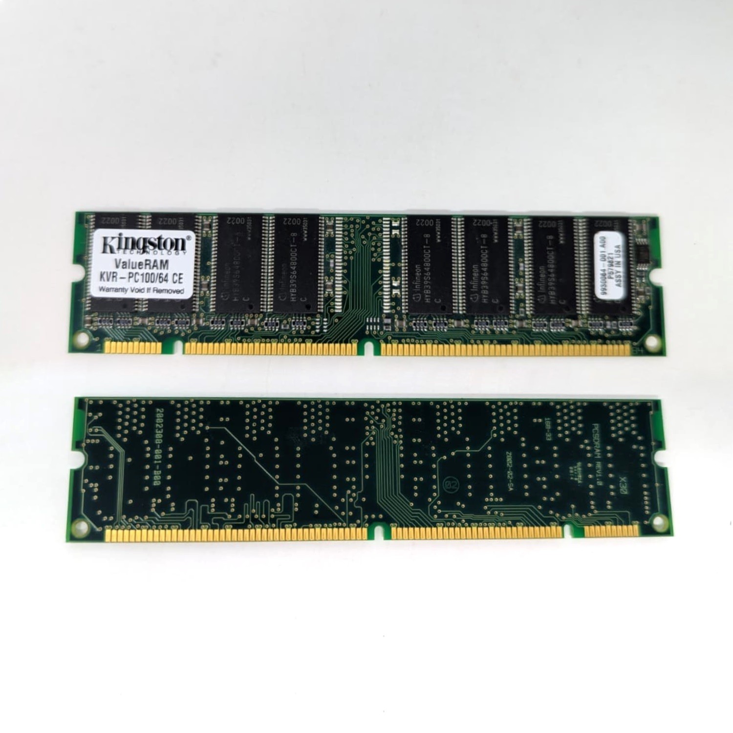 Kingston ValueRAM KVR-PC100/64 64MB PC100 100MHz Non-ECC Desktop RAM