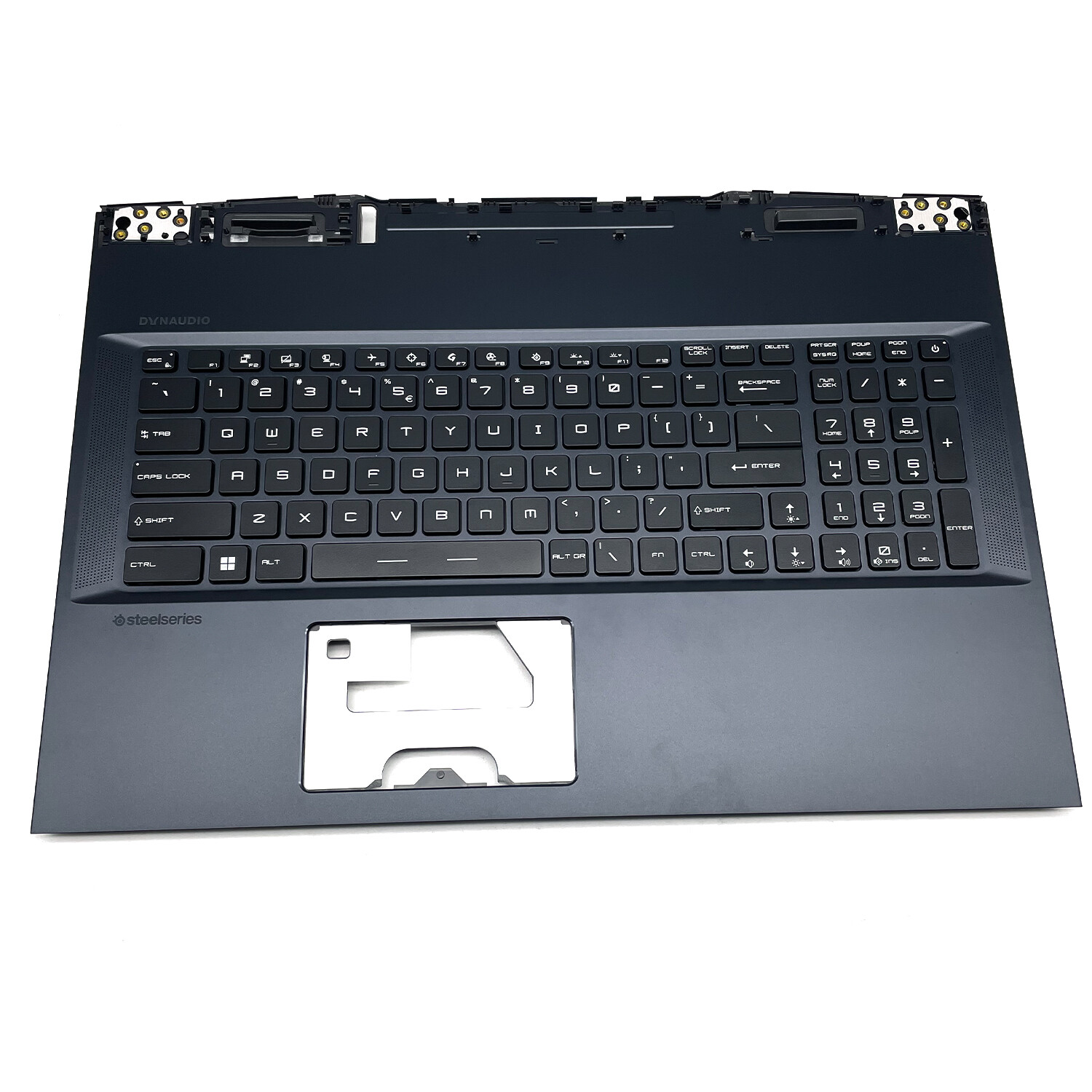For MSI GE76 GP7610UE 11UE Palmrest Upper Case Keyboard Full Colorful Backlit US