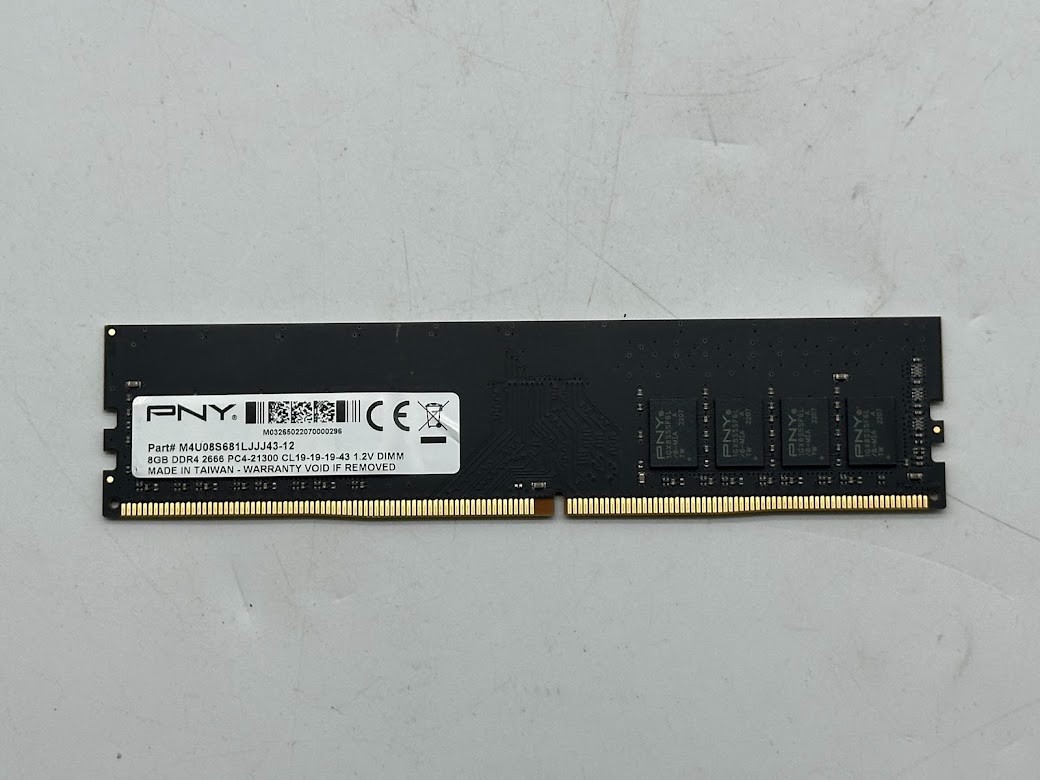 PNY Performance 8GB DDR4 DRAM 2666MHz (PC4-21300) CL19 – MD8GSD42666