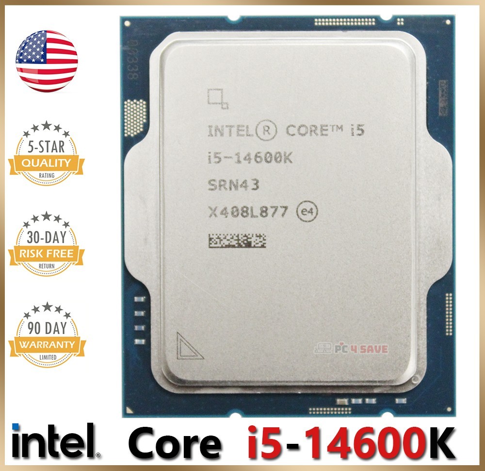 Intel Core i5-14600K CPU SRN43 Max 5.3 GHz 14-Cores LGA-1700 Desktop Processor