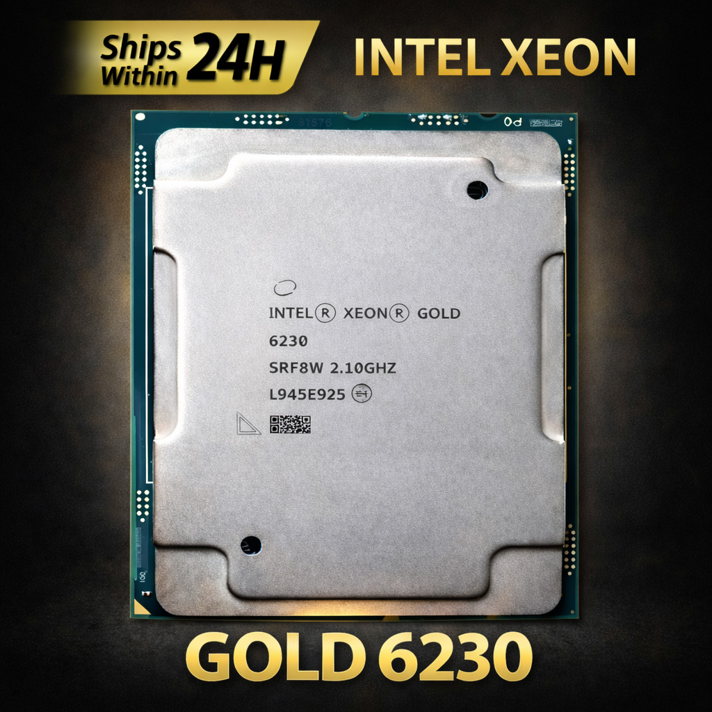Intel Xeon Gold 6230 2.10GHz 20-Core SRFBW 27.5MB L3 FCLGA3647 CPU Processor